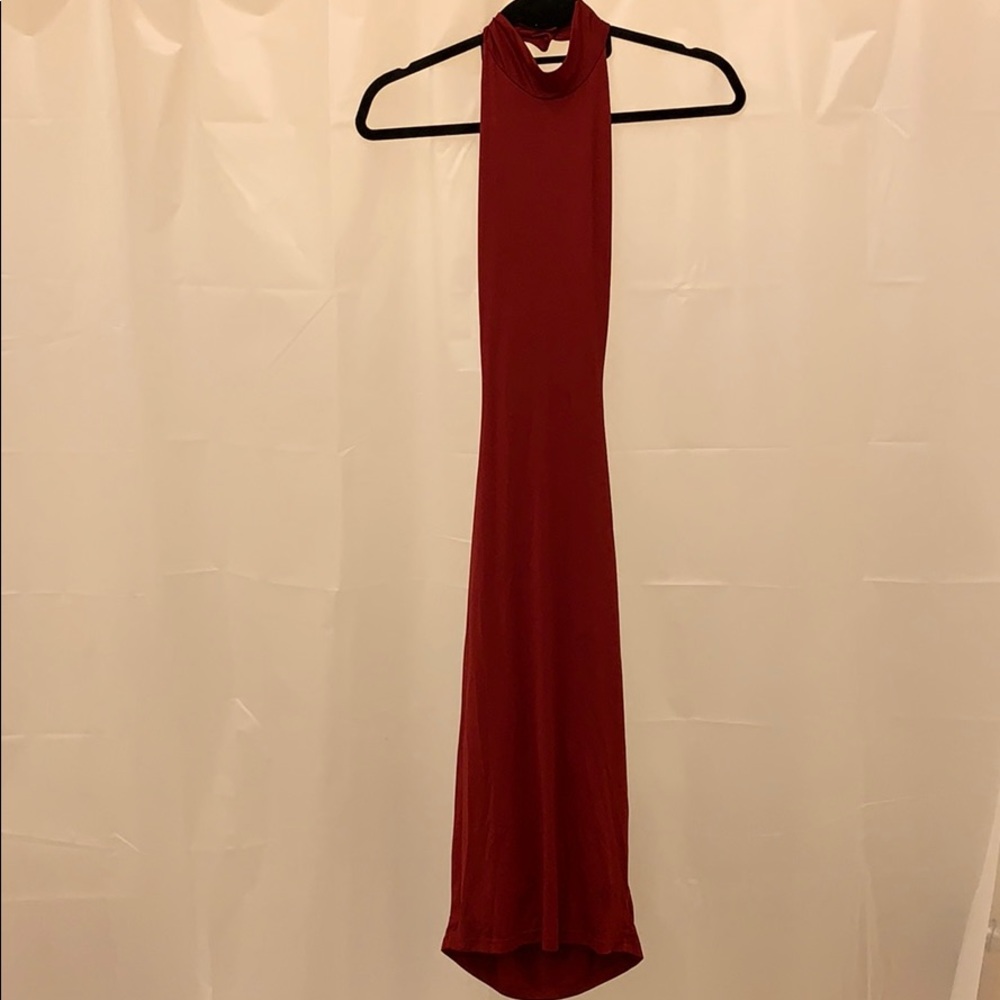 Red burgundy dress 👗